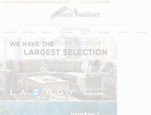 Tablet Screenshot of moorefurniture.com